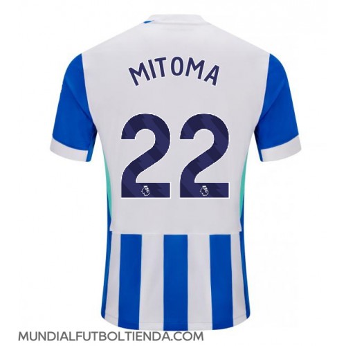 Camiseta Brighton Kaoru Mitoma #22 Primera Equipación Replica 2025-26 mangas cortas